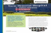 HOSPITAL SELECTS PANASONIC SMARTHD SECURITY … · Assisted by systems integrator North Carolina Sound of Goldsboro, the hospital began a multi-phase security upgrade process in 2011.