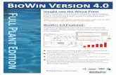 BioWin 4.0 Features - EnviroSimenvirosim.com/files/downloads/BioWin40.pdf · Nitrous Oxide Modeling Nitrous oxide is a major component of greenhouse gas (GHG) emissions from wastewater
