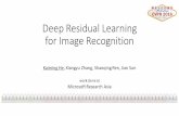 cvpr2016 deep residual learning kaiminghekaiminghe.com/cvpr16resnet/cvpr2016_deep_residual... · 2017-01-22 · Deep Residual Learning for Image Recognition Kaiming He, Xiangyu Zhang,