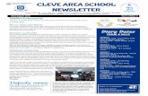 CLEVE AREA SCHOOL NEWSLETTER · 11.30-12.15 Year 6/7 Kenny and Yr6/7 Wight/Stutley Assembly Friday, 30th August Our next primary assembly will be hosted by Miss Renee Roach’s Year
