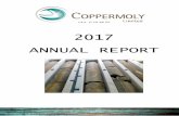 COY Annual Report - Coppermoly Limited · The Nakru 1 deposit also contains a supergene enrichment blanket adjacent to the base of oxidation where secondary enrichment of the sulphides,