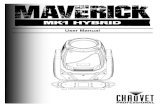 Maverick MK1 Hybrid User Manual - CHAUVET Professional · Maverick MK1 Hybrid User Manual Rev. 7 -5- 3. S ETUP AC Power Each Maverick MK1 Hybrid has an auto-ranging power supply that