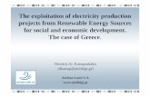 The exploitation of electricity production projects from ... · Scope of the presentation This presentation aims to examine the following issues: • description of the existing situation