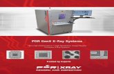 PDR GenX X-Ray Systems - BGA Rework X-Ray … · • BGA/QFN/Flip Chip Software Pass/Fail ... 2” x 2” Flat Panel Detector FPD (16,000+ Gray Scale) 4.7” x 5.9” Flat Panel Detector
