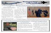 173rd Fighter Wing welcomes new commander€¦ · Sgt. Jeff Childs, with a background in machining, if it were possible to engineer an inspection point for wing spars, which are inaccessible