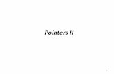 Pointers II - William & Marybren/cs304au19/slides/slides3.pdf · Pointers and Function arguments • Since C passes arguments to functions by value and make a copy local to swap;