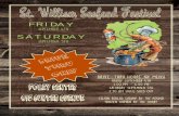 FRIDAY€¦ · Friday September 4th 3:00 pm - 6:00 pm Saturday September 5th 7:30 am until sold out Cajun boiled shrimp by the pound Frozen Gumbo by the quart FRIDAY SEPTEMBER 4TH