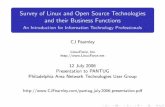Survey of Linux and Open Source Technologies and their ...The Open Source Initiative OSI: A new perspective on \Free" software: A pragmatic business and engineering initiative (non-free
