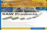 SAW Brochure Booklet 2016 - Mouser Electronics · 2017-03-17 · Vectron International has been a key supplier of micro-acoustic electronic components like SAW filters, SAW resonators