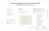 HAXTUN COMMUNITY CHILDCARE CENTER · A-301 South & West Exterior Elevations A-302 North & East Exterior Elevations A-401 Door, Window & Wall Schedule A-501 Building Section A-502