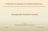 National Academy of Indian Railways - AITDaitd.net.in/pdf/16/3. Transport for Economic Growth.pdf · National Academy of Indian Railways. Globalisation impacts logistics sector as