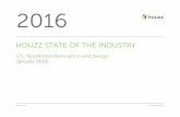 HOUZZ STATE OF THE INDUSTRY - st.hzcdn.comst.hzcdn.com/static/econ/2016HouzzStateOfTheIndustry.pdf · Interior Designers GCs/Remodelers/Builders Design-Build Specialty - Building