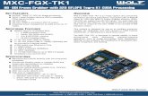 MXC-FGX-TK1 Datasheet [rev 4] - csi.pl · 64 GB Embedded Flash n 2× HD‑SDI input (SMPTE‑292M) n 1× HD‑SDI output (SMPTE‑292M); Optionally can be mirrored to a second output
