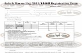 PACHAGE B SAFA & MARWA Hajj Register Form 2015safamarwahajj.com/pdf/DELUXE Register Form.pdf · No REFUND WILL BE ISSUED FOR ANY REASON UNLESS IT THE safa & Marwa Hajj and Umrah.