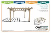 OZCO Project #311 - 12x12 Pergola Patio Shade Structure A 2020-01-24¢  OZCO Project #311 - 12x12 Pergola