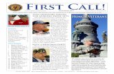 First The American LegionCall! · November 2011 • First Call 1 POST SPONSORS PARTIES FOR NURSING HOME VETS Utica Post 229 will hold a Veterans Day party and a Christmas party for
