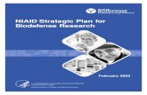 strategic plan feb2002 - fas.orgfas.org/biosecurity/resource/documents/NIAID Strategic Plan for Biodefense...NIAID STRATEGIC PLAN FOR BIODEFENSE RESEARCH NIAID’s Strategic Plan NIAID