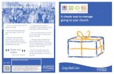 A simple way to manage giving to your church...reliability and ease of use, the Parish Giving Scheme can help you manage your giving in a stress free way. You can choose to inflation