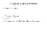 Guest Lecture Thomas Sterner EDF Economics, U of ... · Property / Law: Which first • Private or Common L(Natural)/ Public law • 10 Commandments • 1-3 No other Gods • 4-5