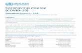Coronavirus disease (COVID-19) · 2020-06-12 · Coronavirus disease (COVID-19) Situation Report – 144 Data as received by WHO from national authorities by 10:00 CEST, 12 June 2020