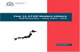 Year 11 ATAR Modern History · Year 11 ATAR Modern History Unit 1: Understanding the Modern World Elective 6: Meiji Restoration – Japan (1853 – 1911) Instructions to Students