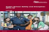 Public School Safety and Discipline: 2013–14nces.ed.gov/pubs2015/2015051.pdf · 2015-05-20 · School Survey on Crime and Safety (SSOCS), which was last conducted in the 2009 –