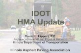 Illinois Asphalt Paving Association 1 · 2019-10-28 · Illinois Asphalt Paving Association David L. Lippert, ... For pavements with no shoulder up to 3’ shoulder ... –High Replacement