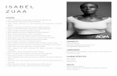CV Isabel Zuaa July 2020 - artistglobalmanagement.com · ARTISTIC DIRECTION - PHOTOGRAPHY • 2019, Elos • 2018, In Between • 2017, Divino Connect • 2015, Black Pietá ou Pietá