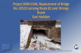 Project 0040-0146, Replacement of Bridge No. 02510 ......Jun 11, 2020  · CONNECTICUT DEPARTMENT OF TRANSPORTATION Project 0040-0146, Replacement of Bridge No. 02510 carrying Route