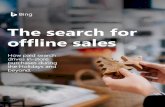 The search for offline sales · December and grow steadily until Christmas. Significantly, the study shows that Bing Ads has a considerable impact on offline post-Christmas purchases,