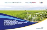 A MANUAL FOR COMMUNITY FISH REFUGE-RICE …...A Manual for Community Fish Refuge – Rice Field a Fisheries system management in Cambodia A MANUAL FOR COMMUNITY FISH REFUGE-RICE FIELD