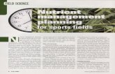 FIELD SCIENCE - Michigan State Universitysturf.lib.msu.edu/article/2007jul8b.pdf · soil amendments make up the nutritional plan. Cultural management practices such as mowing, inigation,