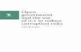 Open 7. government and the use of ict to reduce corruption ... · combating corruption in view of the fulfilment of sdg16, through an overview of the type of governmental initiatives