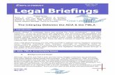 May 2017 Legal Briefings - Great Lakes ADA Center · One recent case out of the Fifth Circuit demonstrates how leave under the FMLA and the ADA can interplay with one another. In
