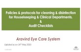 Aravind Eye Care System · Aravind Eye Care System Updated as on 16th May 2020 11/05/2020 . Cleaning vs. Disinfection