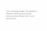 10 Landing Page Templates Which Will Boost Lead ......2015/02/10  · Fortunately, designing a landing page built for lead generation does not necessarily have to be difficult and