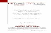 CESR-SCHAEFFER WORKING PAPER SERIES intended to make results of CESR and Schaeffer Center research widely