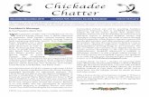 Chickadee Chatter · Historian Maria Toth 860-712-6236 Hospitality Carol Perrault 860-589-8023 Kalmia Sanctuary Bob & Doreen Orciari 860-485-1347 Membership Records Doreen Orciari