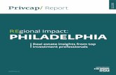 REgional Impact: PHILADELPHIA€¦ · In Philly, they call them “eds and meds.” Modern-day Philadelphia is a city built on . education and health services. Today these two industries