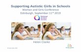 Supporting Autistic Girls in Schools - Network Autism · (Gould & Ashton-Smith, 2011) • According to Amanda Spielman, “Those with autism … are waiting up to 2 years to be diagnosed,