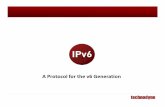 A Protocol for the v6 GenerationLessons Learned Where to go next AGENDA. Introductions • Ciprian Popoviciu • IPv6 work started in 2001 • Strategy, Standardization, Architecture,