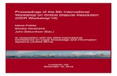 Proceedings of the 6th International Workshop on Online ...ceur-ws.org/Vol-684/ODR2010proceedings.pdf · Workshop on Online Dispute Resolution (ODR Workshop’10) Marta Poblet Brooke