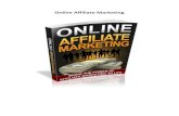 Online Affiliate Ma Affiliate Marketing.pdfآ  Common Pitfalls of Affiliate Marketing ... Mistakes New