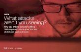 EBOOK What attacks aren’t you seeing?...The traditional security approach hasn’t changed much, and in some ways, that’s not a bad thing. Every piece of malware ever created is
