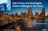 Data Privacy and Sovereignty: Global Challenges in the Cloud · Challenges in the World of Cloud Computing § Global restrictions § Compliance with data privacy/sovereignty laws