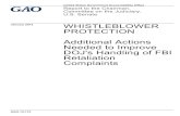 GAO-15-112, WHISTLEBLOWER PROTECTION: Additional Actions ... · whistleblower advocates and attorneys, as noted above, to obtain whistleblower perspectives on the extent and effects