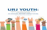 URJ youth infographic poster inside v8 congregations, celebrating Jewish holidays, and more. URJ YOUTH: