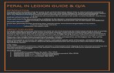 Legion Guide for Feral - Amazon S3s3.eu-central-1.amazonaws.com/xanzara.com/Xanzaras... · There are a few notable things missing from this guide, trinkets and legendries are the