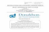INLET BARRIER FILTER SYSTEM - Donaldson Company · Affectivity for this ICA is for all Agusta S.p.A. A109 Series Model A109E, A109S, and AW109SP helicopters with the Aerospace Filtration