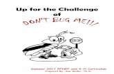 Up for the Challenge of · If we do, we’ll win the fight so the Ugly bugs don’t win. In the next few days, we’ll be talking about ways to win that fight. 5. Food Preparation